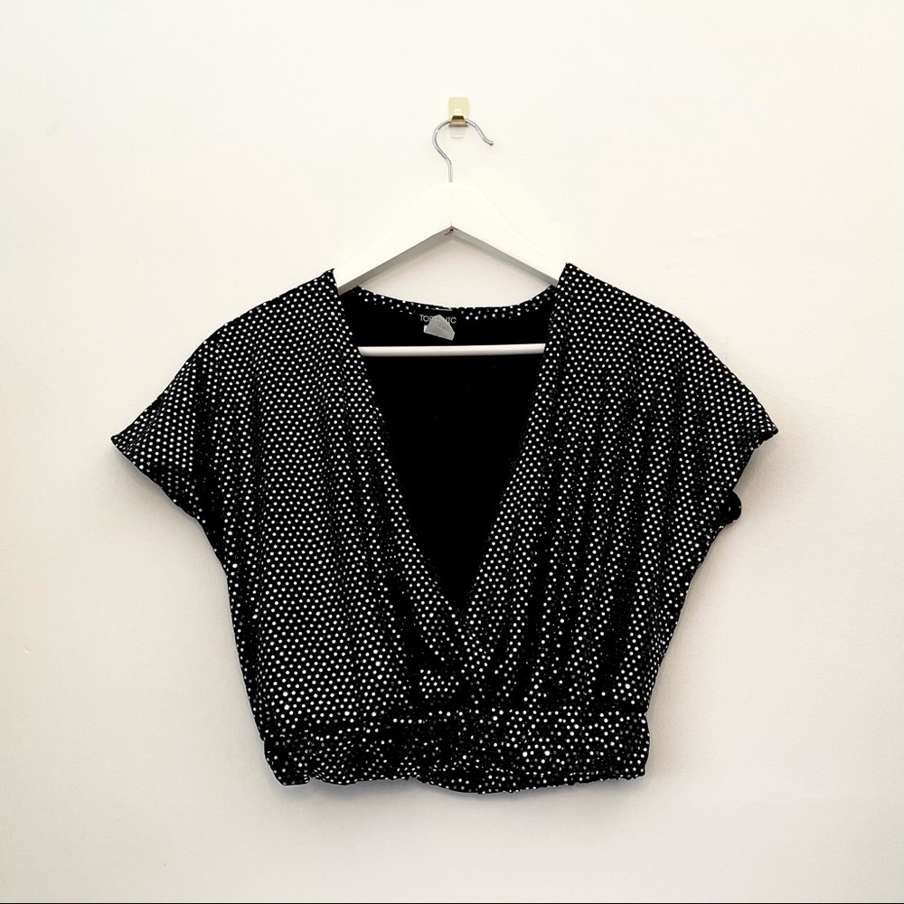 Dolls Kill sequin crop top